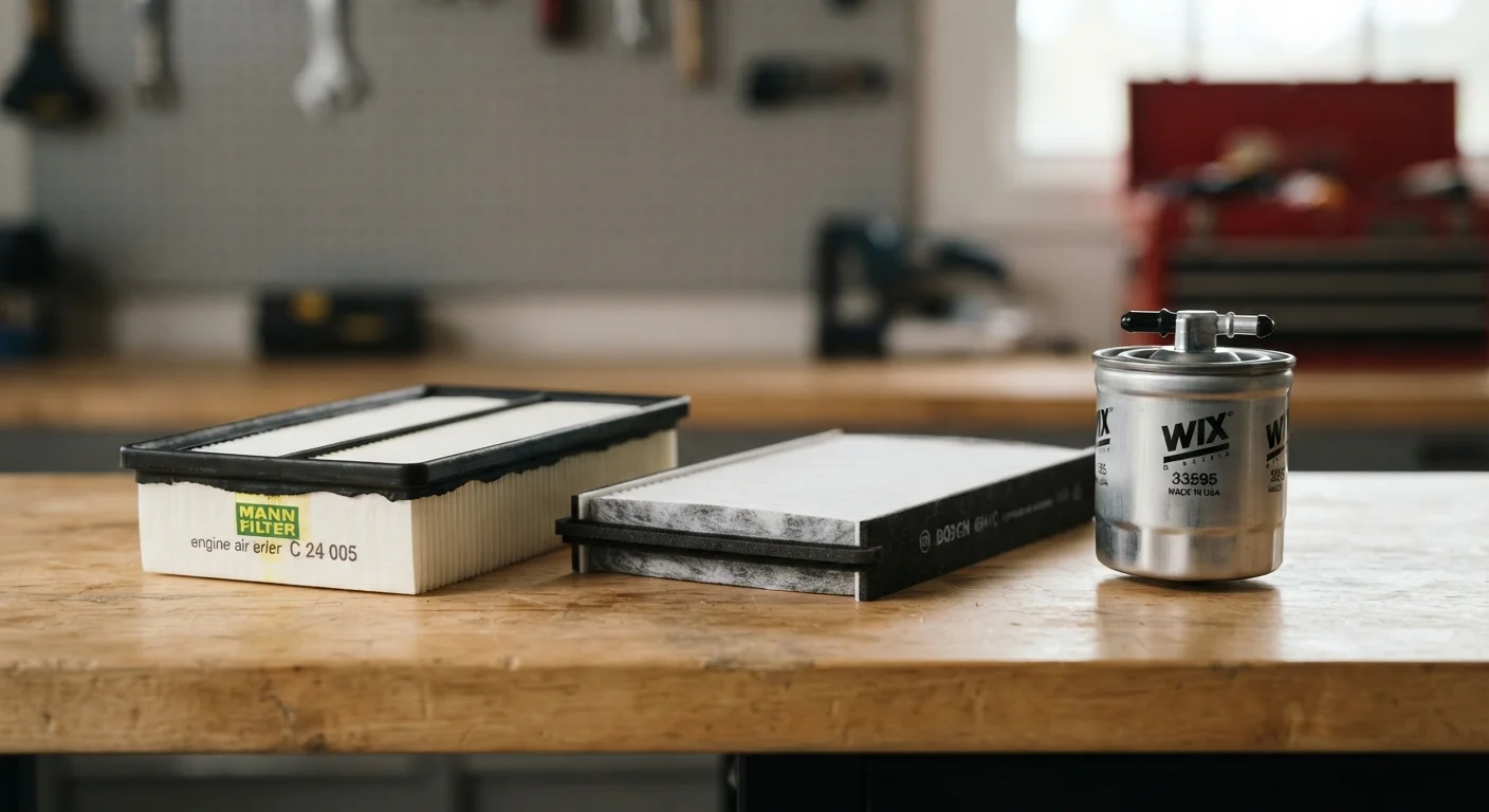Air Filter, Cabin Filter, Fuel Filter: What Each One Actually Does