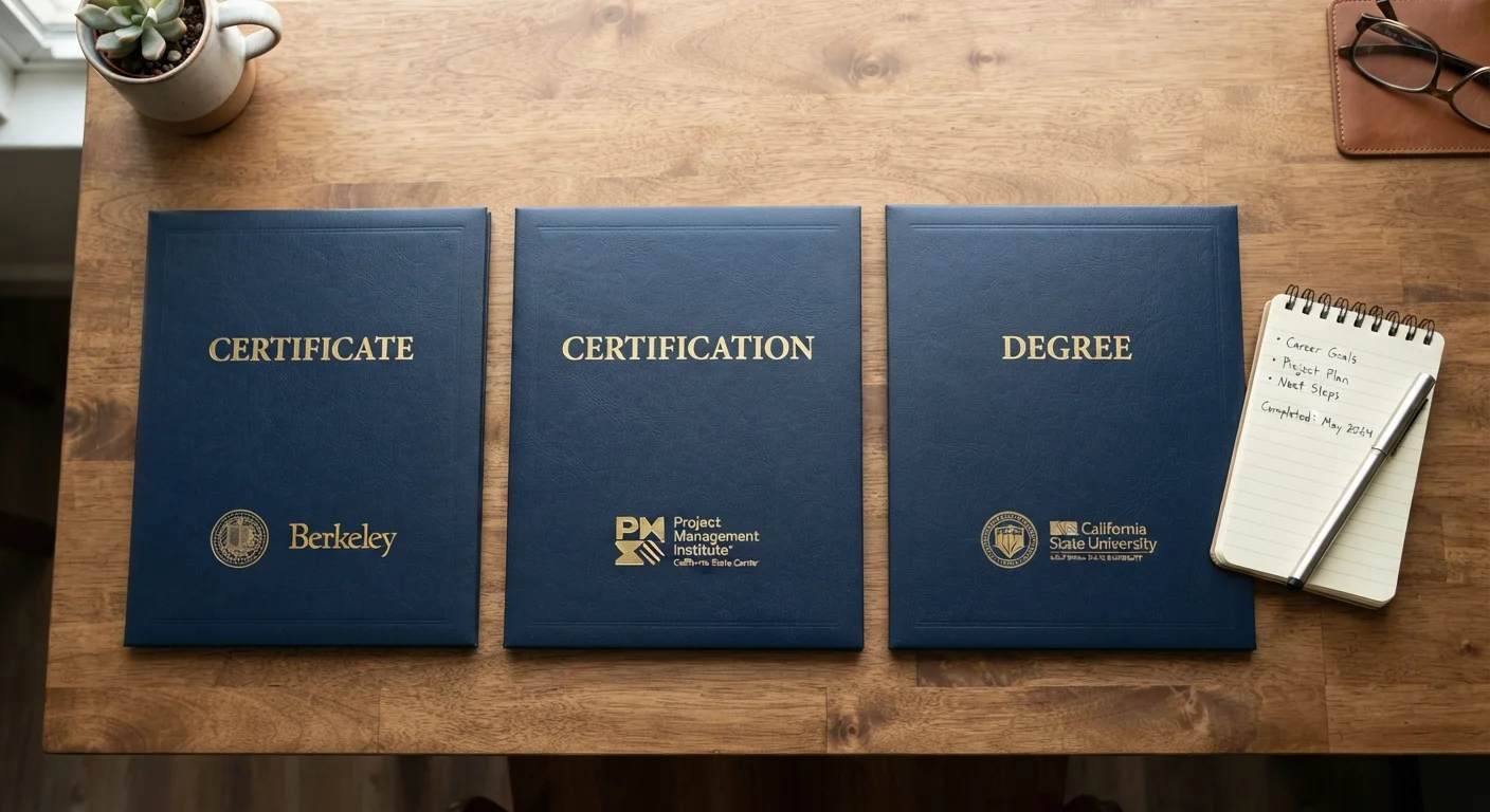Certificates, Certifications, and Degrees: What Each One Actually Signals