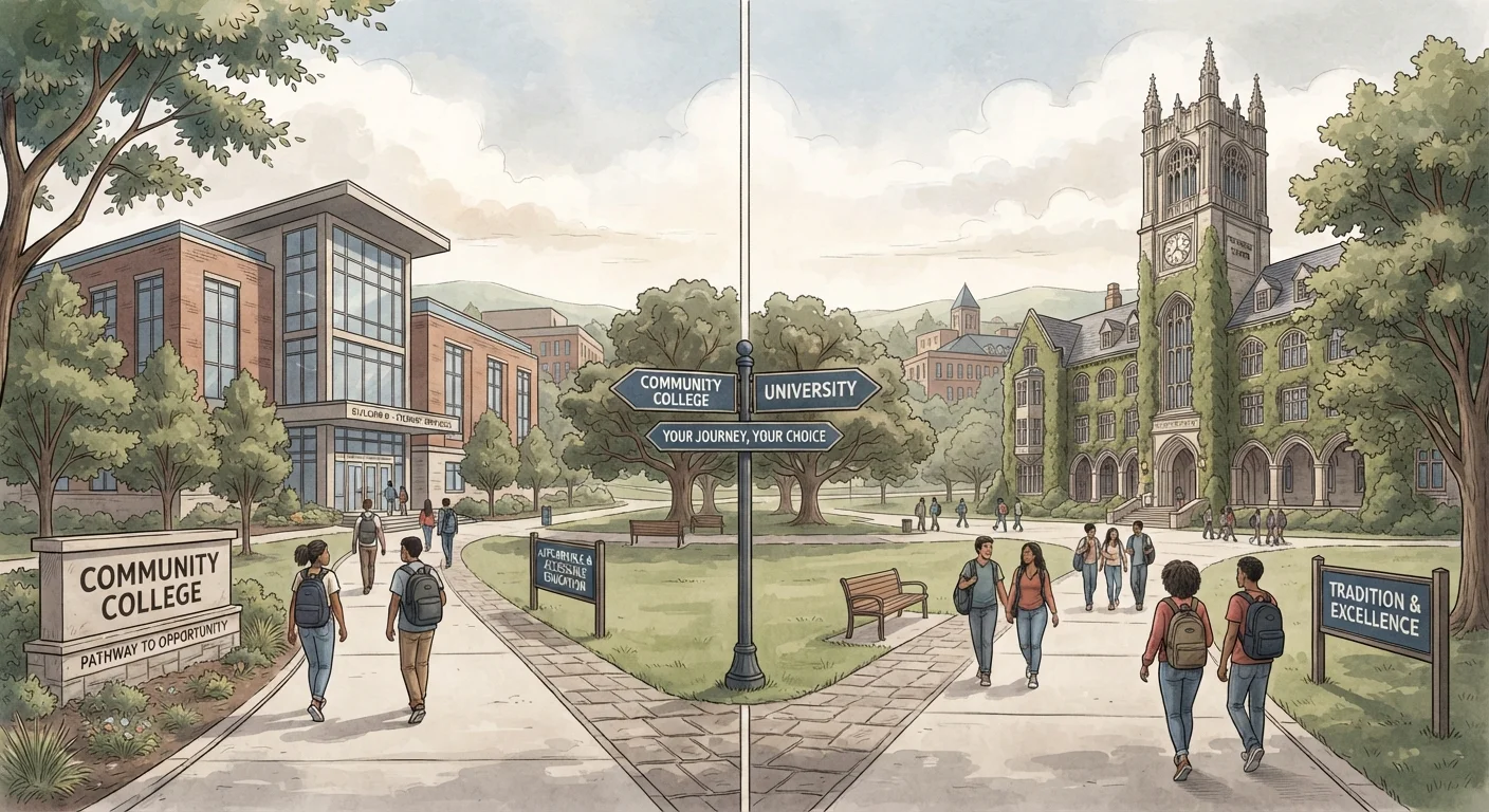 Community College Transfer vs. Four-Year Enrollment: A Real Comparison