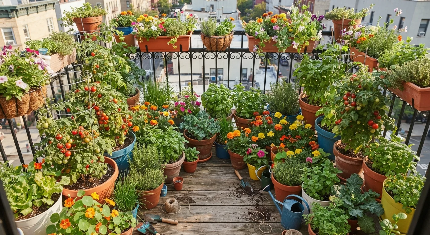 Container Gardening: Growing Food and Flowers in Limited Outdoor Space