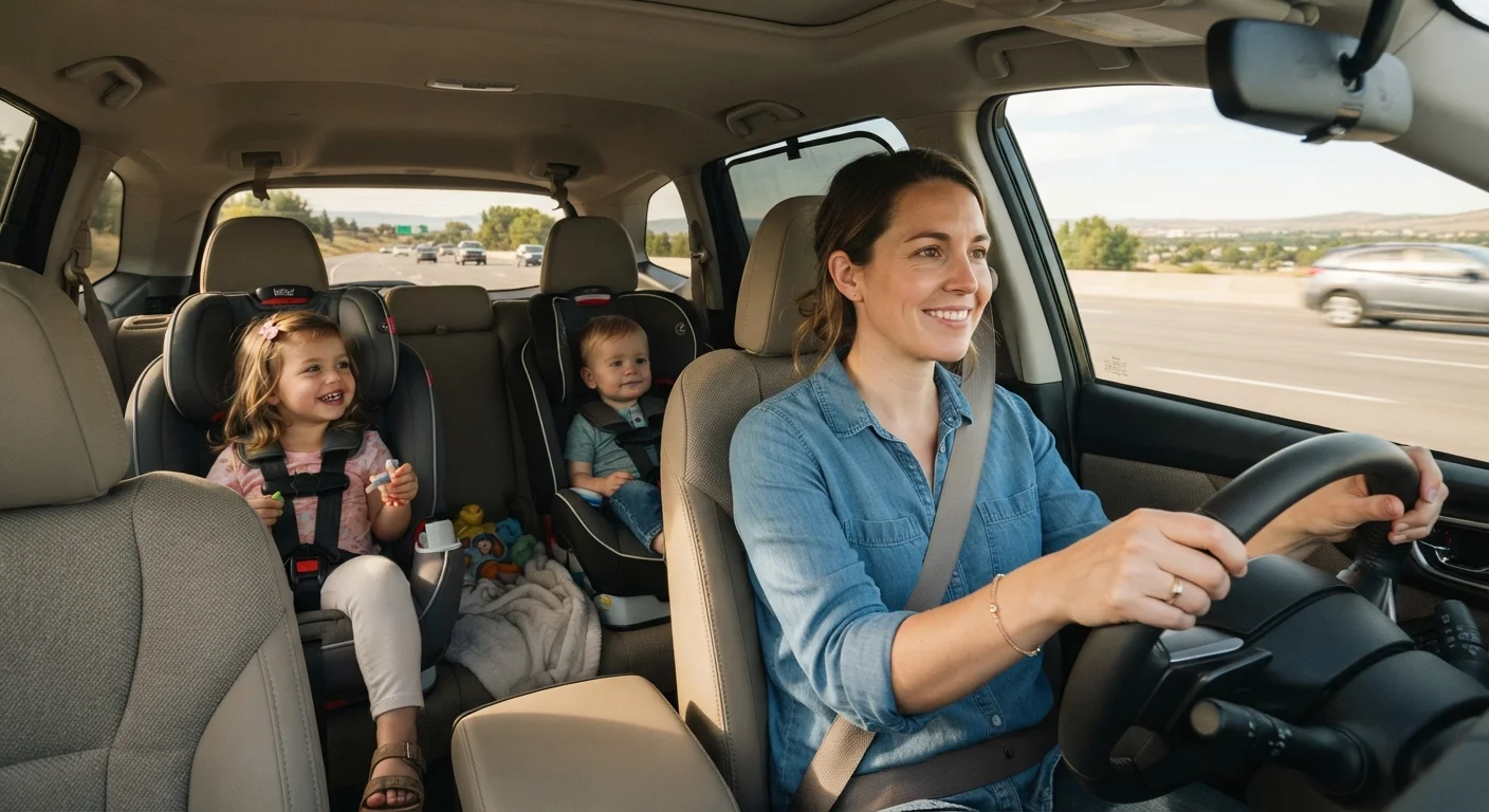 Driving with Young Children in the Car: Balancing Attention and Safety