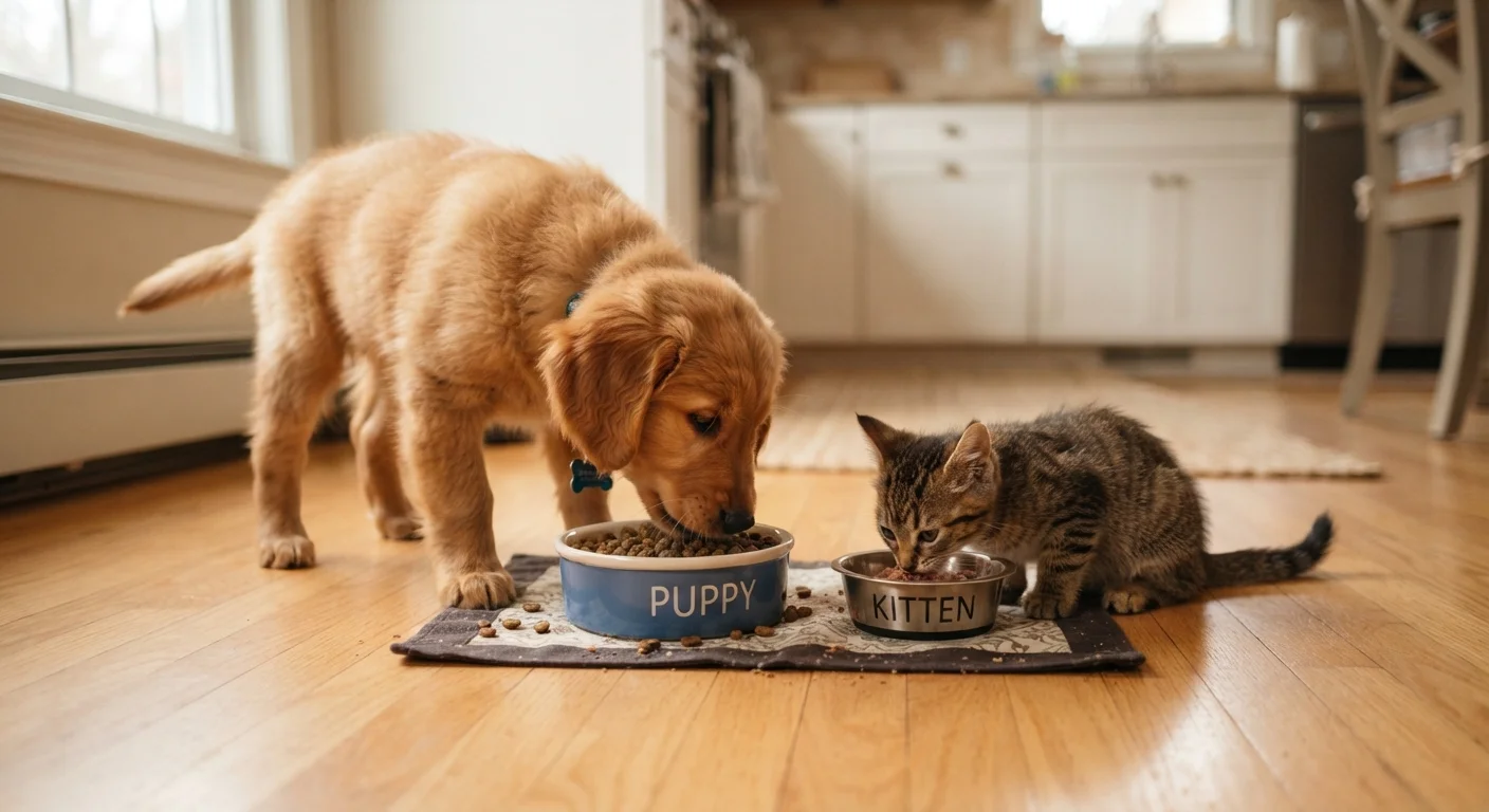 Feeding a Puppy or Kitten: What Changes and Why It Matters