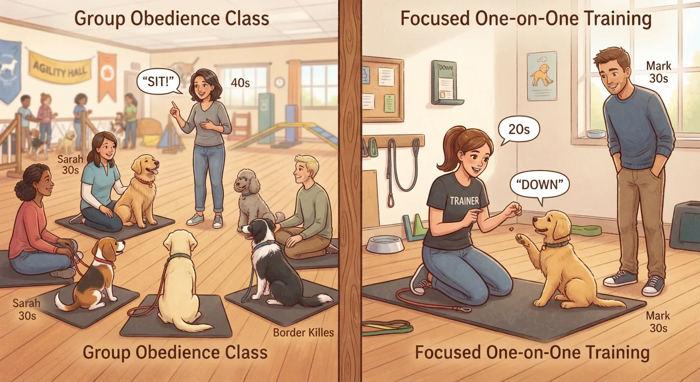 Group Classes vs. Private Dog Training: Weighing the Trade-Offs