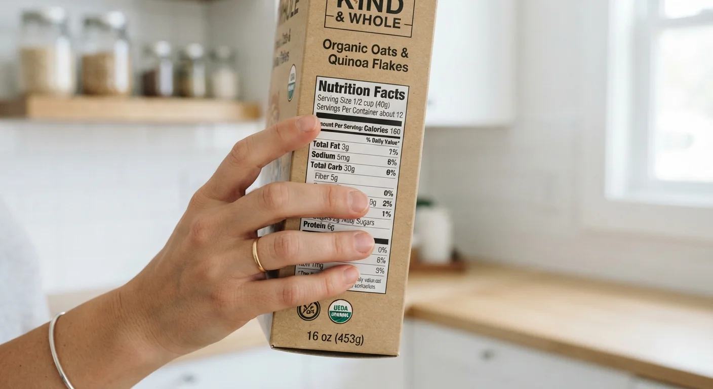 Reading a Nutrition Facts Label Without Getting Confused