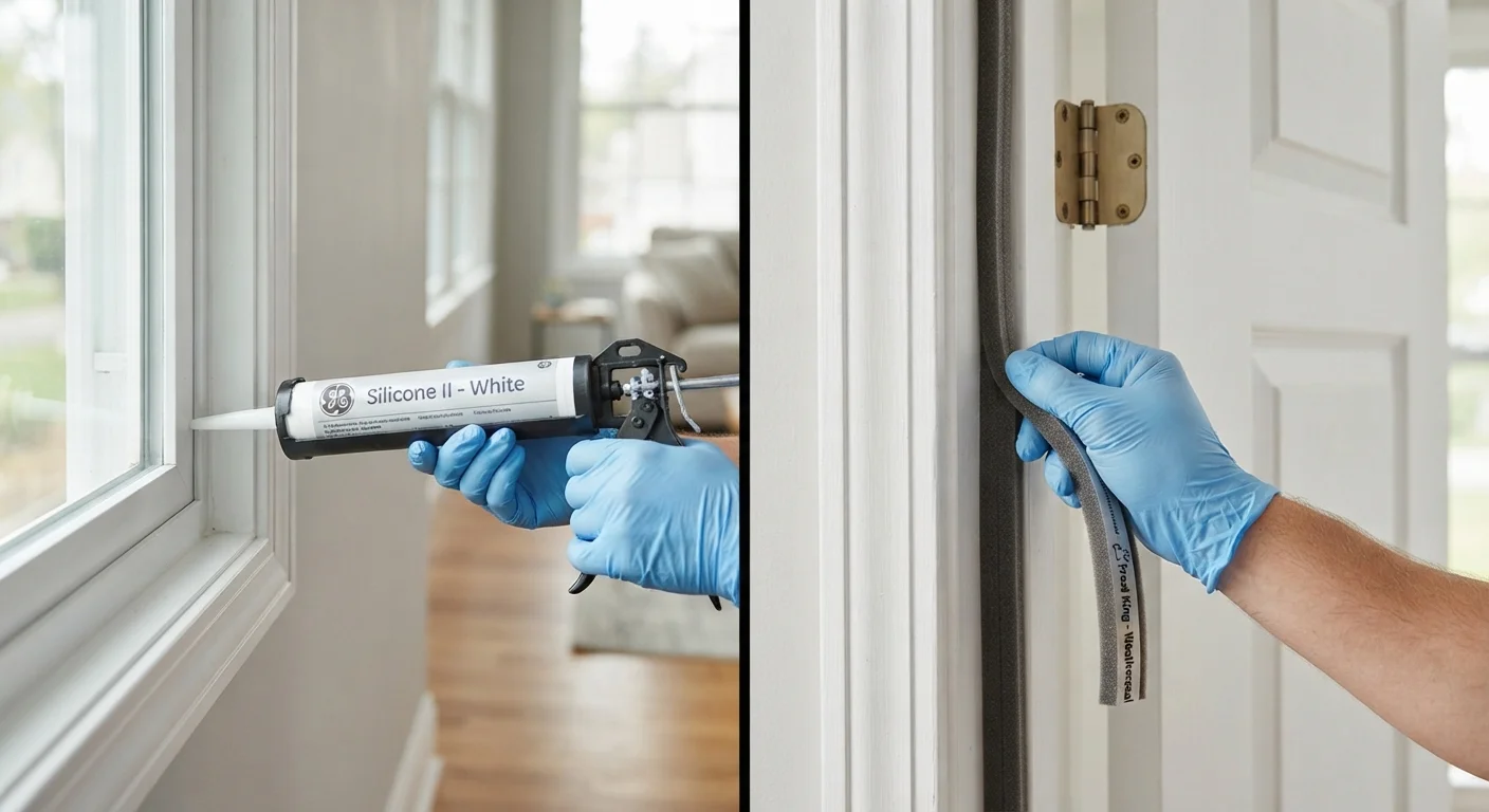 Weatherstripping vs. Caulking: Choosing the Right Seal for Every Gap